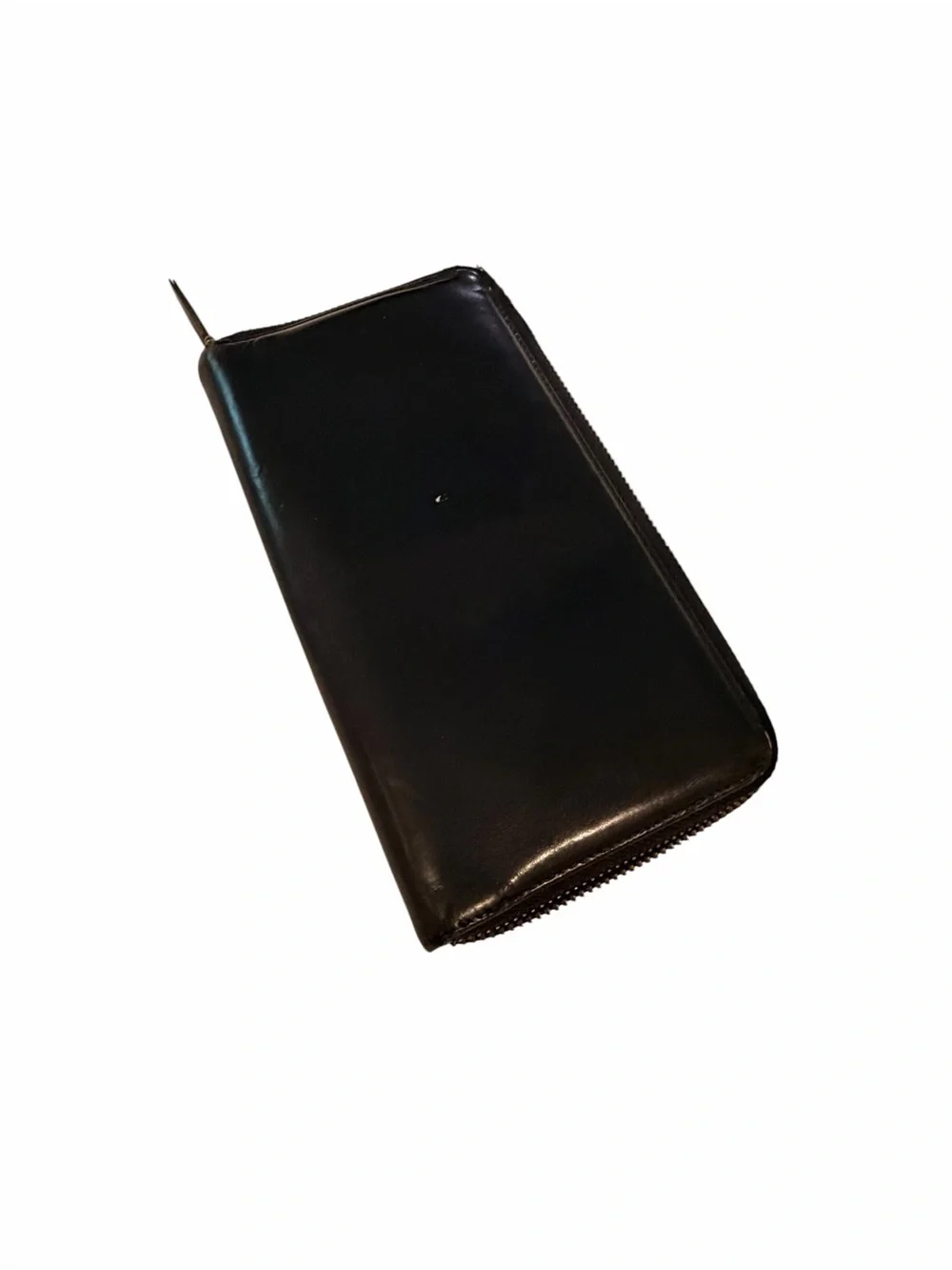 Comme des Garsons Black Zip-Around Leather Men’s Wallet
